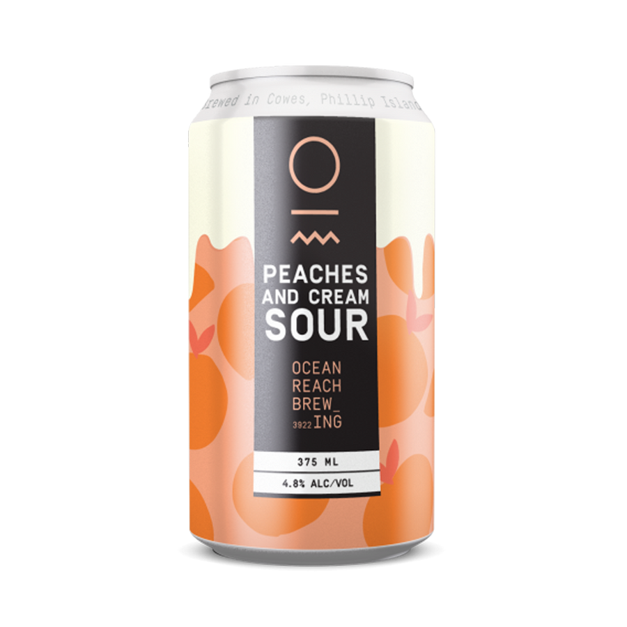 Ocean Reach Brewing - Peaches and Cream Sour 4.8% 375ml Can