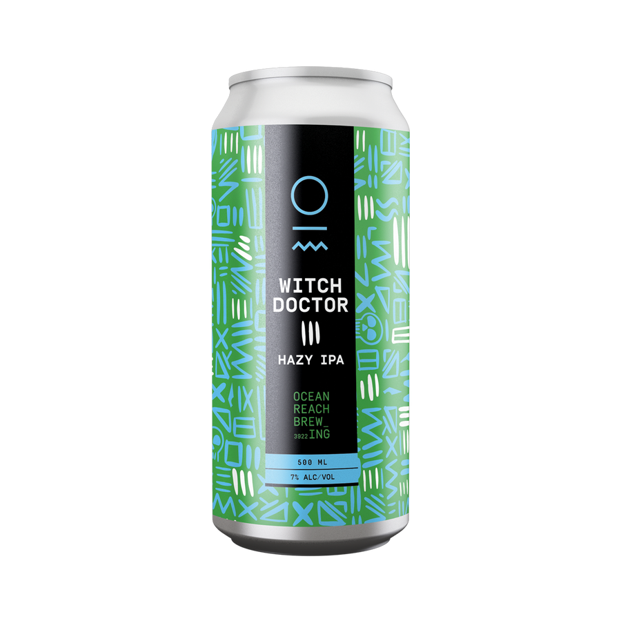 Ocean Reach Brewing - Witch Doctor 3 Hazy IPA 7% 500ml Can