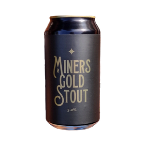 Ocho Beer - Miners Gold Stout 5.2% 375ml Can