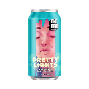 One Drop Brewing Co - Pretty Lights Quad-Fruited Sorbet Sour 6.2% 440ml Can
