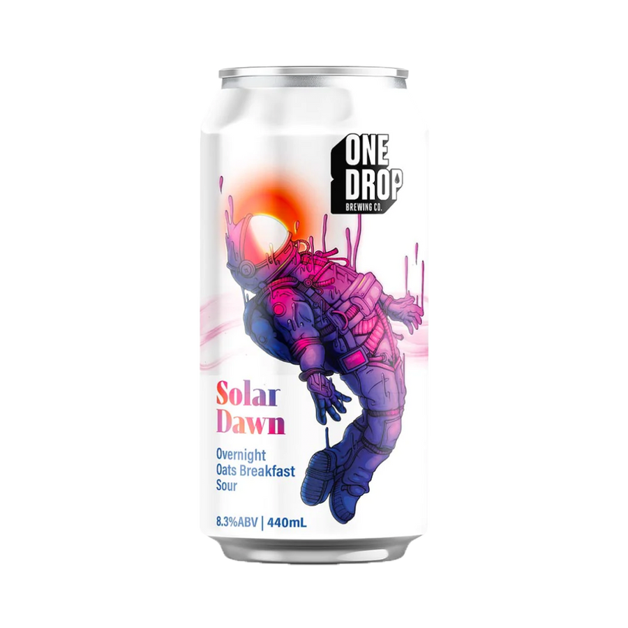 One Drop Brewing Co - Solar Dawn Overnight Oats Breakfast Smoothie Sour 8.3% 440ml Can