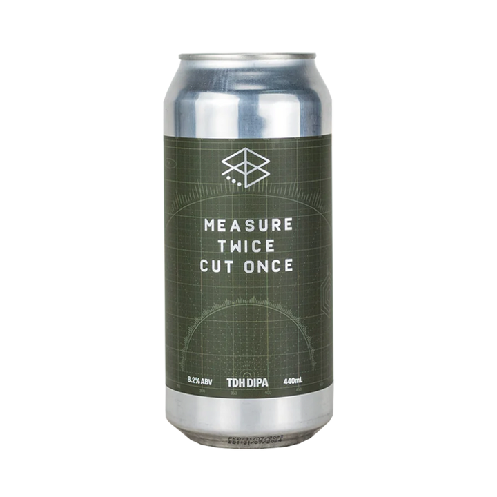 Range Brewing - Measure Twice Cut Once TDH Double IPA 8.2% 440ml Can