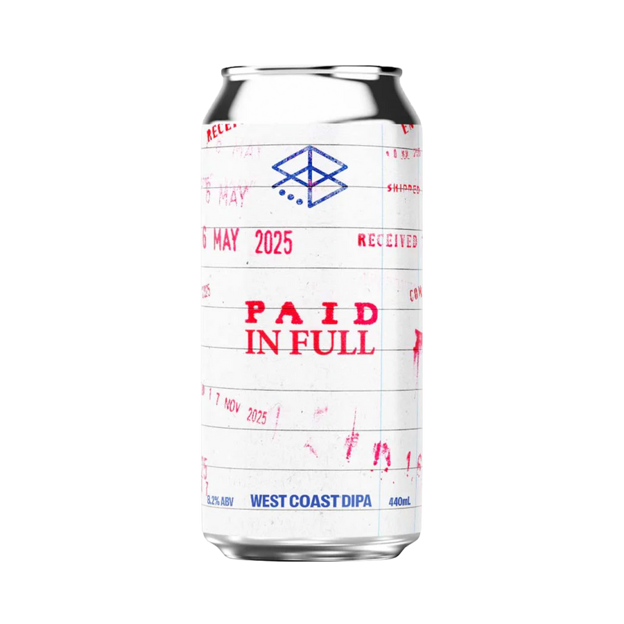 Range Brewing - Paid In Full West Coast Double IPA 8.2% 440ml Can