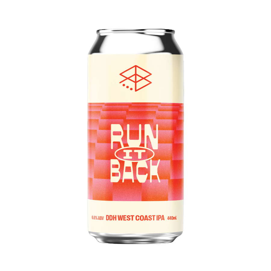 Range Brewing - Run It Back Double Dry Hopped West Coast IPA 6.6% 440ml Can
