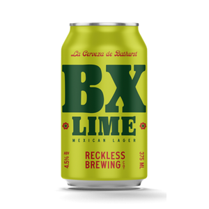 Reckless Brewing Co - BX Lime Mexican Lager 4.5% 375ml Can
