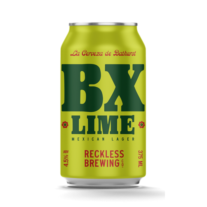 Reckless Brewing Co - BX Lime Mexican Lager 4.5% 375ml Can