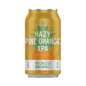 Reckless Brewing Co - Hazy Pine Orange XPA 4.2% 375ml Can