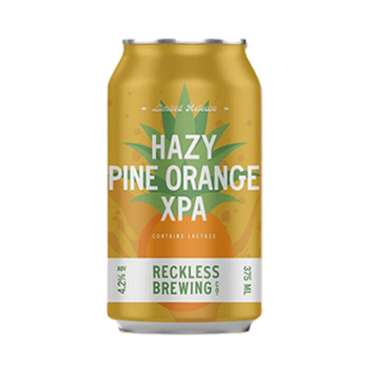 Reckless Brewing Co - Hazy Pine Orange XPA 4.2% 375ml Can