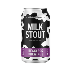 Reckless Brewing Co - Milk Stout 5.5% 375ml Can