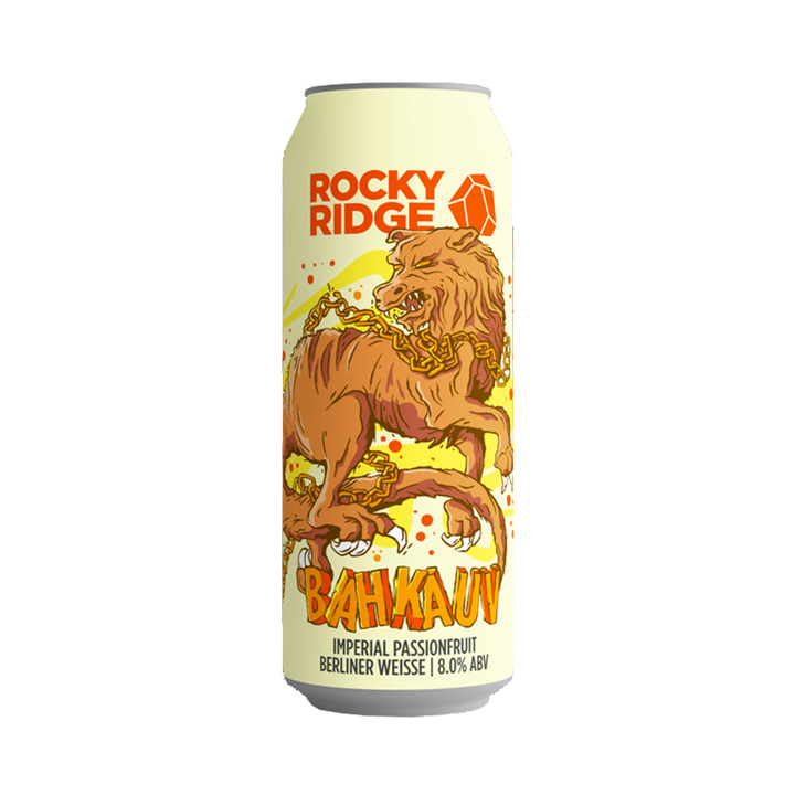 Rocky Ridge Brewing Co - Bahkauv Imperial Passionfruit Berliner Weisse 8% 500ml Can