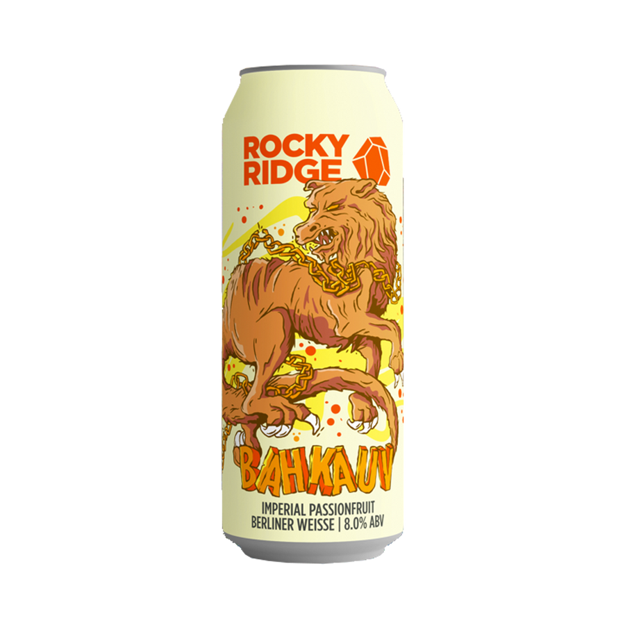 Rocky Ridge Brewing Co - Bahkauv Imperial Passionfruit Berliner Weisse 8% 500ml Can