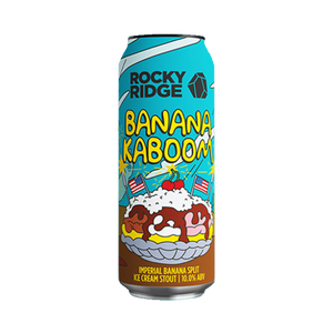 Rocky Ridge - Banana Kaboom! Imperial Banana Split Ice Cream Stout 10% 500ml Can
