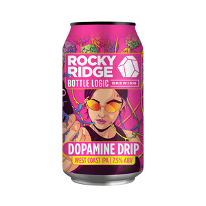 Rocky Ridge Brewing Co - Dopamine Drip West Coast IPA 7.5% 375ml Can
