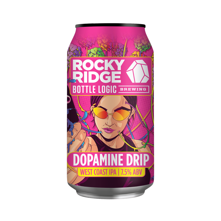 Rocky Ridge Brewing Co - Dopamine Drip West Coast IPA 7.5% 375ml Can