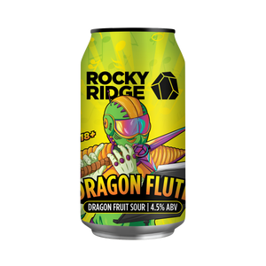 Rocky Ridge brewing Co - Dragon Flute Dragon Fruit Sour 4.5% 375ml Can