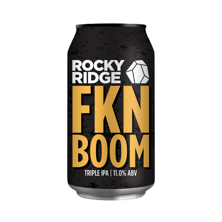 Rocky Ridge Brewing Co - FKN BOOM Triple IPA 11% 375ml Can