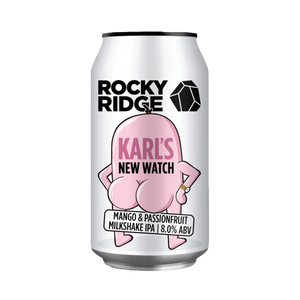 Rocky Ridge Brewing Co - Karl's New Watch Mango & Passionfruit Milkshake Double IPA 8% 375ml Can