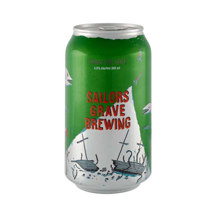 Sailors Grave Brewing - Down She Gose 4.5% 355ml Can