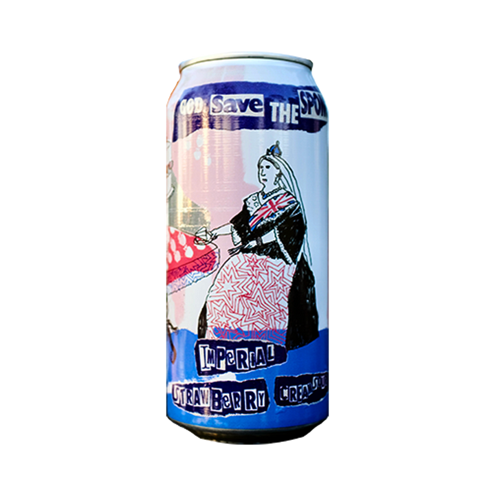 Sailors Grave Brewing - God Save the Sponge Imperial Strawberry Cream Sour 7% 440ml Can