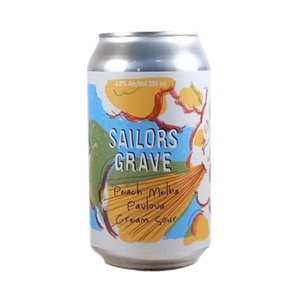 Sailors Grave Brewing - Peach Melba Pavlova Cream Sour 5.2% 355ml Can