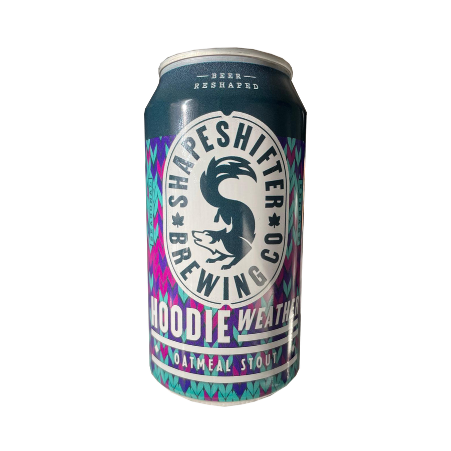 Shapeshifter Brewing Co - Hoodie Weather Oatmeal Stout 5% 375ml Can