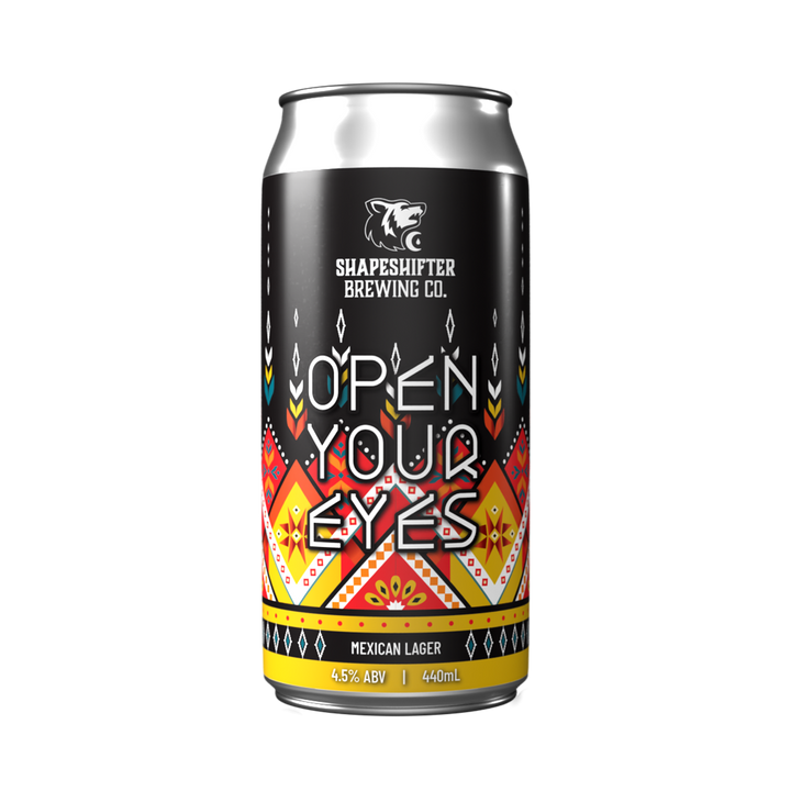 Shapeshifter Brewing Co - Open Your Eyes Mexican Lager 4.5% 440ml Can