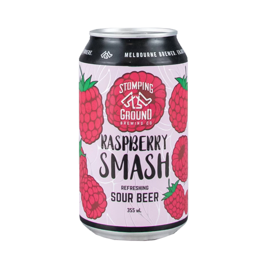 Stomping Ground Brewing Co - Raspberry Smash Sour 4.2% 355ml Can