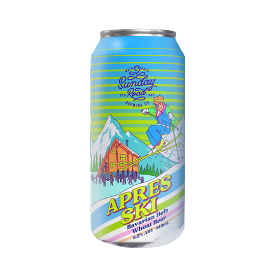 Sunday Road Brewing Co - Apres Ski Bavarian Hefe Wheat Beer 5.2% 440ml Can