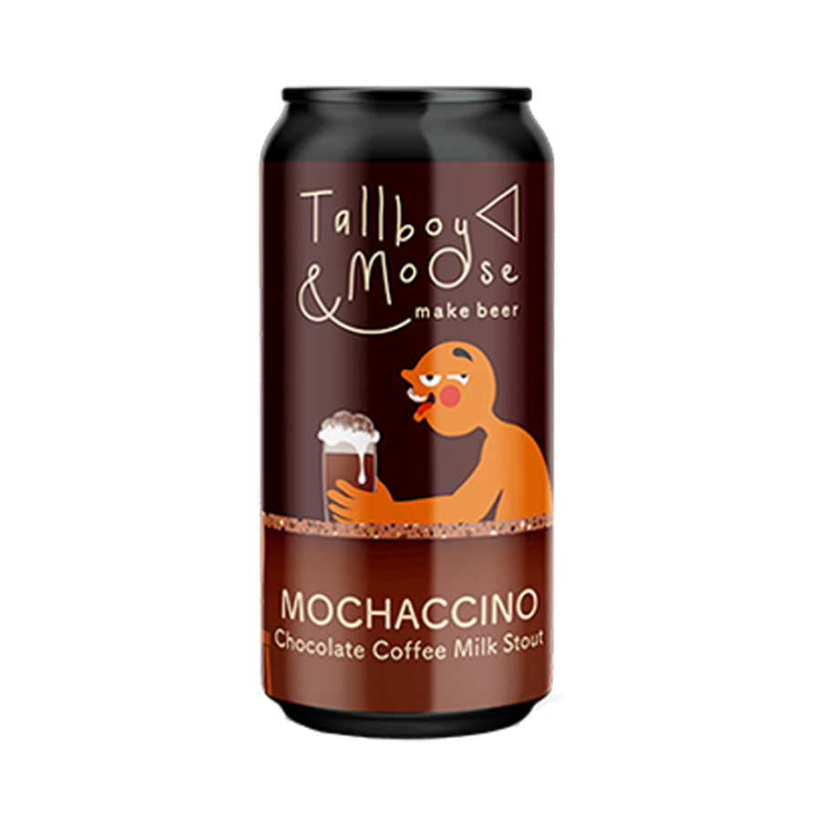 Tallboy and Moose Make  Beer - Mochaccino Chocolate Coffee Milk Stout 4% 375ml Can