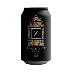 The Zythologist - Black Vice Black IPA 7.2% 375ml Can