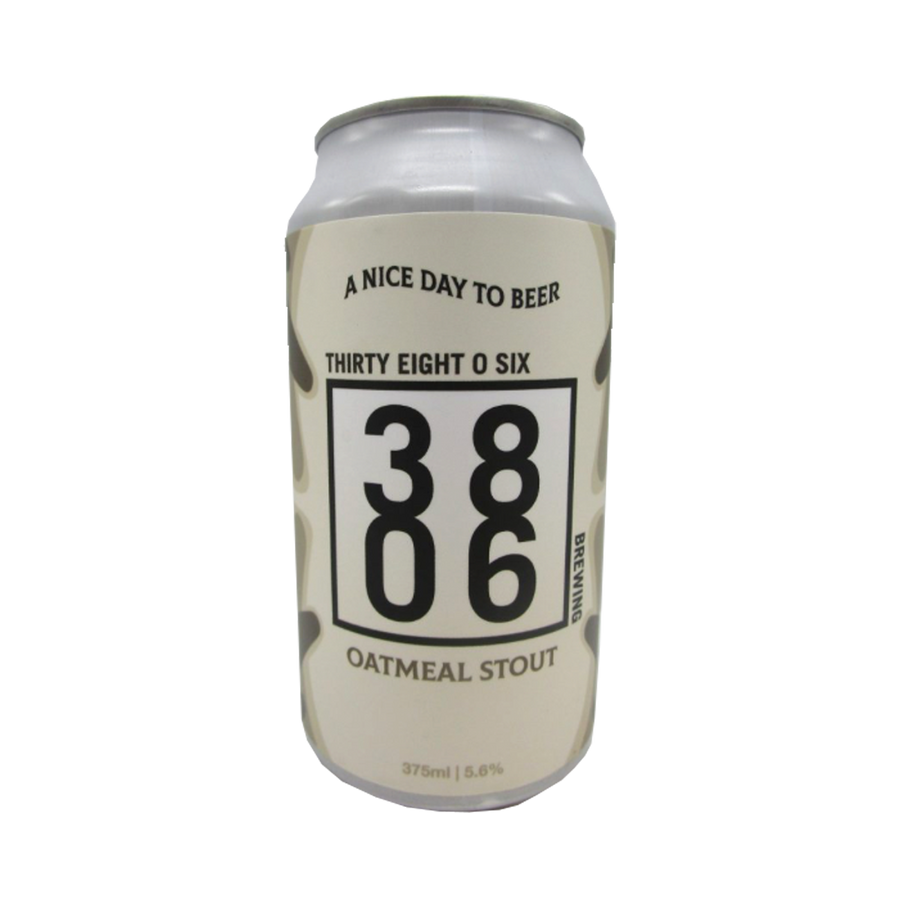 Thirty Eight O Six Brewing - Oatmeal Stout 5.6% 375ml Can