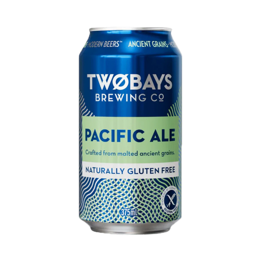 TwoBays Brewing Co - Gluten Free Pacific Ale 4% 375ml Can