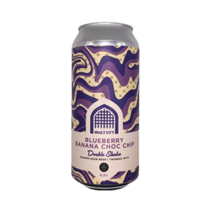 Vault City Brewing - Blueberry Banana Choc Chip Double Shake Sour 8.2% 440ml Can