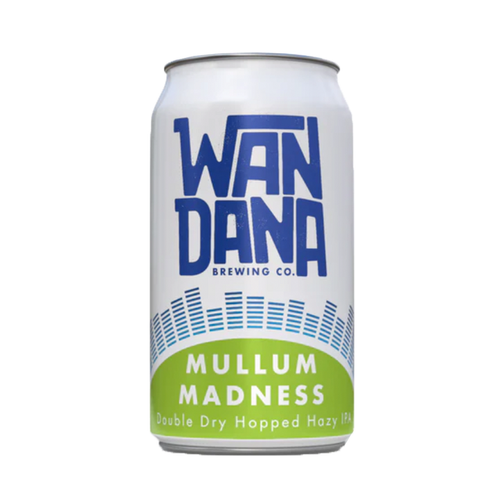Wandana Brewing Co - Mullum Madness DDH Hazy IPA 6.2% 375ml Can