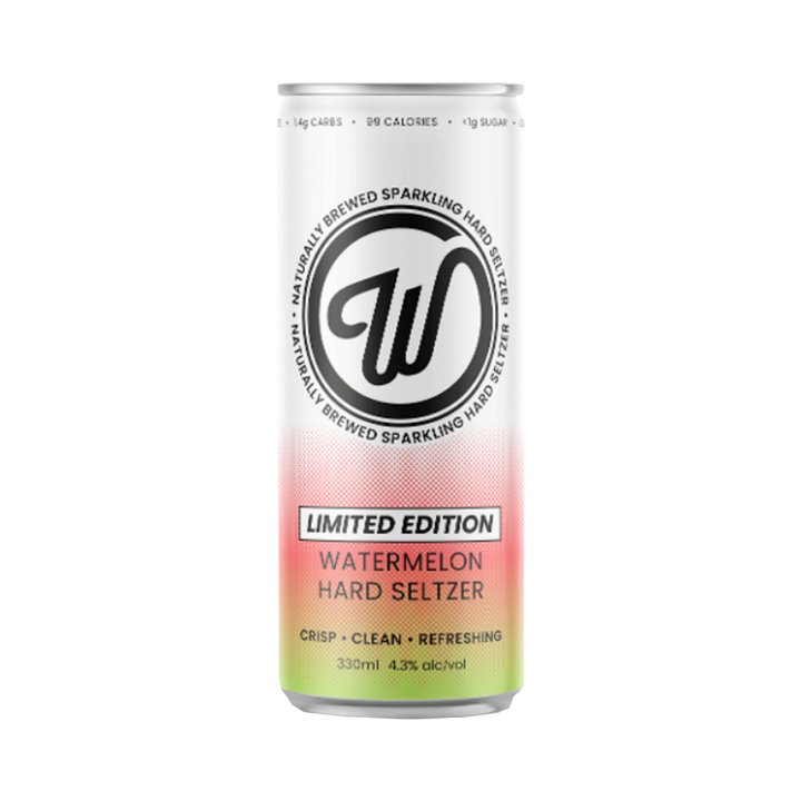 Wayward Brewing Co - Hard Seltzer Watermelon 4.3% 330ml Can