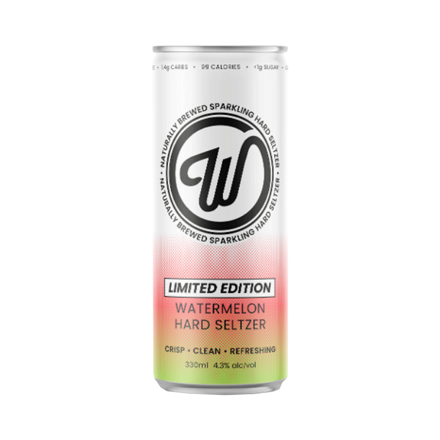 Wayward Brewing Co - Hard Seltzer Watermelon 4.3% 330ml Can