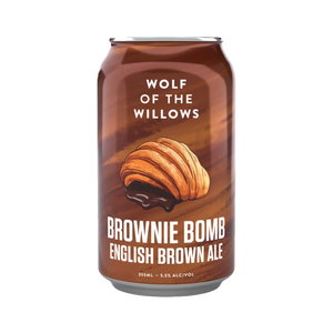 Wolf of the Willows Brewing Co - Brownie Bomb English Brown Ale 5.5% 355ml Can