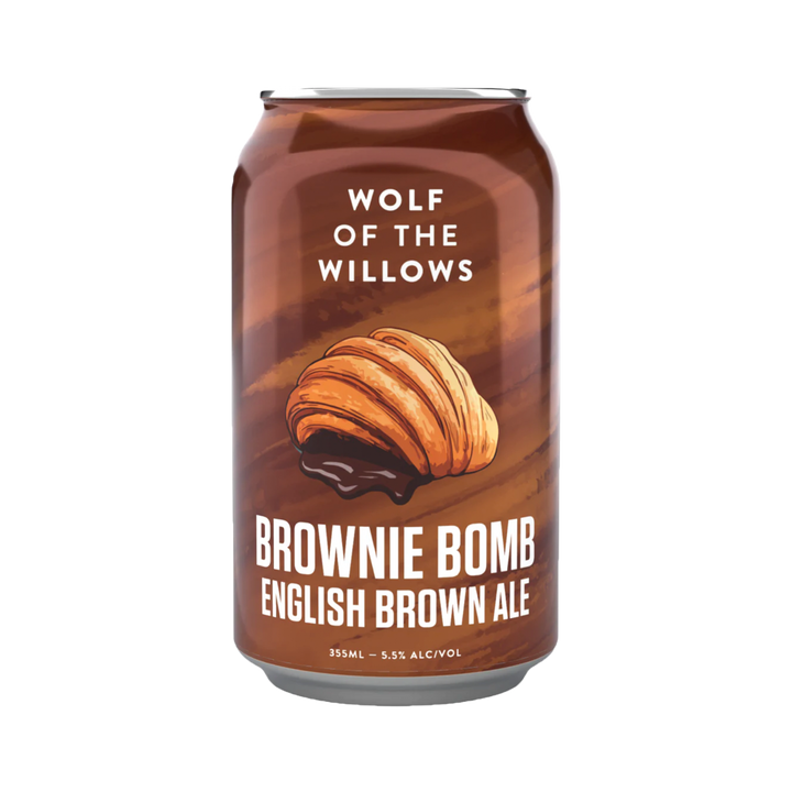 Wolf of the Willows Brewing Co - Brownie Bomb English Brown Ale 5.5% 355ml Can