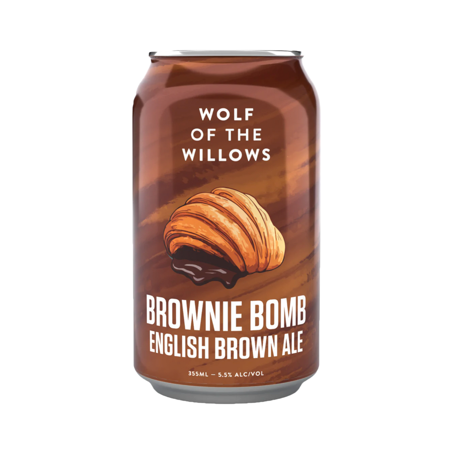Wolf of the Willows Brewing Co - Brownie Bomb English Brown Ale 5.5% 355ml Can