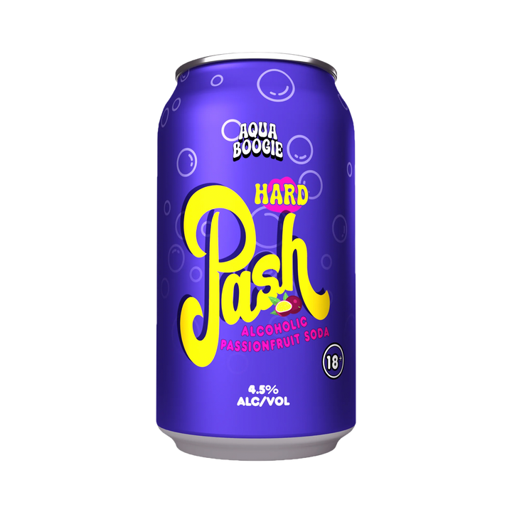 Wolf of the Willows Brewing Co - Aqua Boogie Hard Pash Passionfruit Seltzer 4.5% 355ml Can