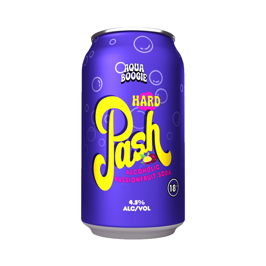 Wolf of the Willows Brewing Co - Aqua Boogie Hard Pash Passionfruit Seltzer 4.5% 355ml Can