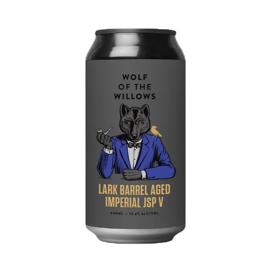 Wolf of the Willows Brewing Co - Lark Imperial JSP V Smoked Porter 12.4% 440ml Can