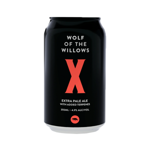 Wolf of the Willows Brewing Co - X Extra Pale Ale with Terpenes 4.9% 355ml Can