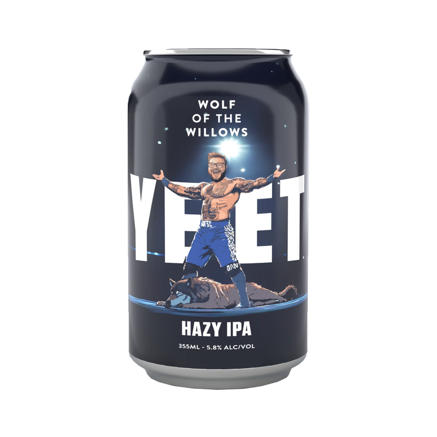 Wolf Of The Willows Brewing Co - Yeet Hazy IPA 5.8% 355ml Can