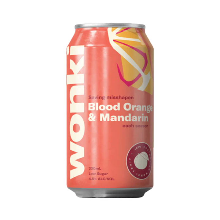 Wonki - Blood Orange & Mandarin Seltzer 4.5% 330ml Can
