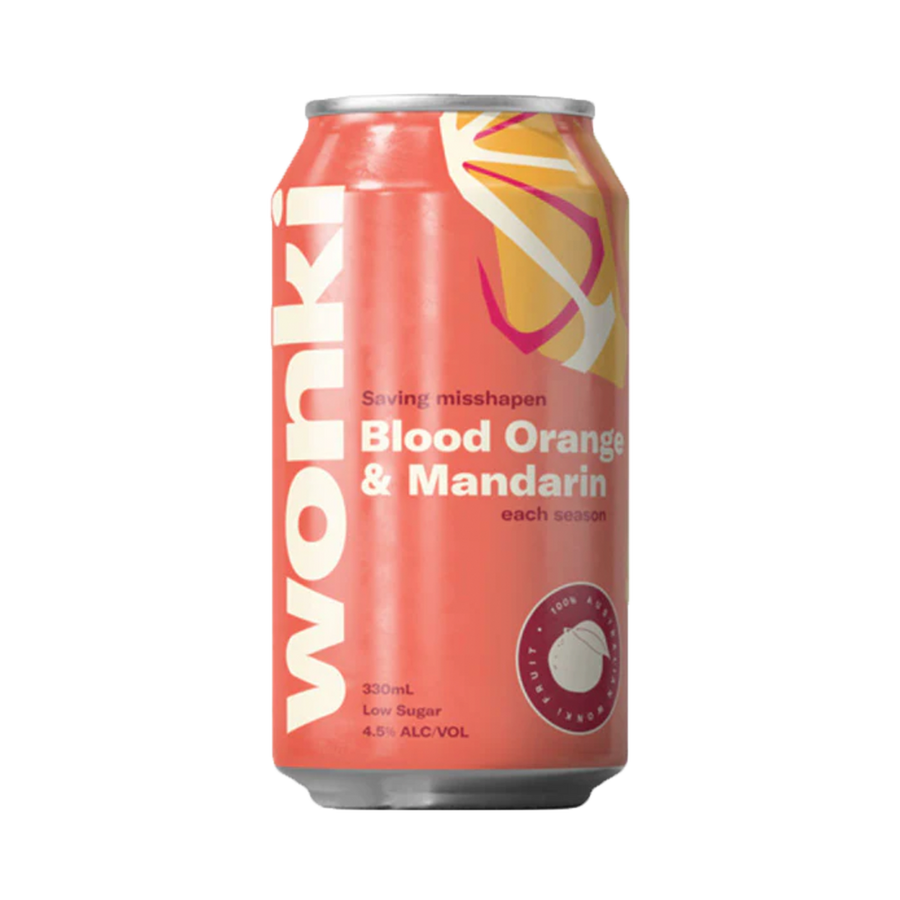 Wonki - Blood Orange & Mandarin Seltzer 4.5% 330ml Can