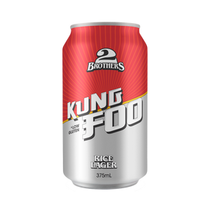 2 Brothers Brewery - Kung Foo Rice Lager 4.6% 375ml Can