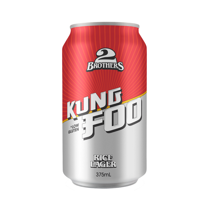 2 Brothers Brewery - Kung Foo Rice Lager 4.6% 375ml Can