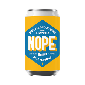 Banks Brewing - Nope Non-Alcoholic Juicy Pale Ale <0.5% 355ml Can