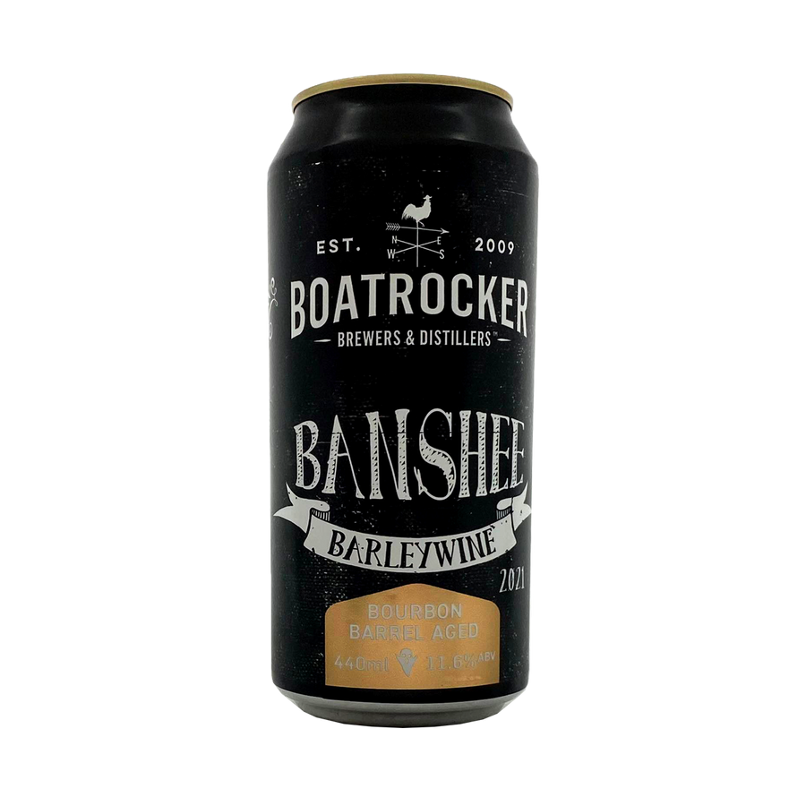 Boatrocker Brewers & Distillers - Banshee Bourbon Barrel Aged Barley Wine 11.6% 440ml Can